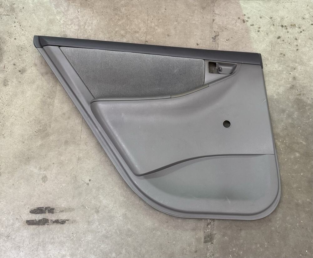 2003-2008 Toyota Corolla Left Rear Door Trim Panel OEM Manual Gray LH